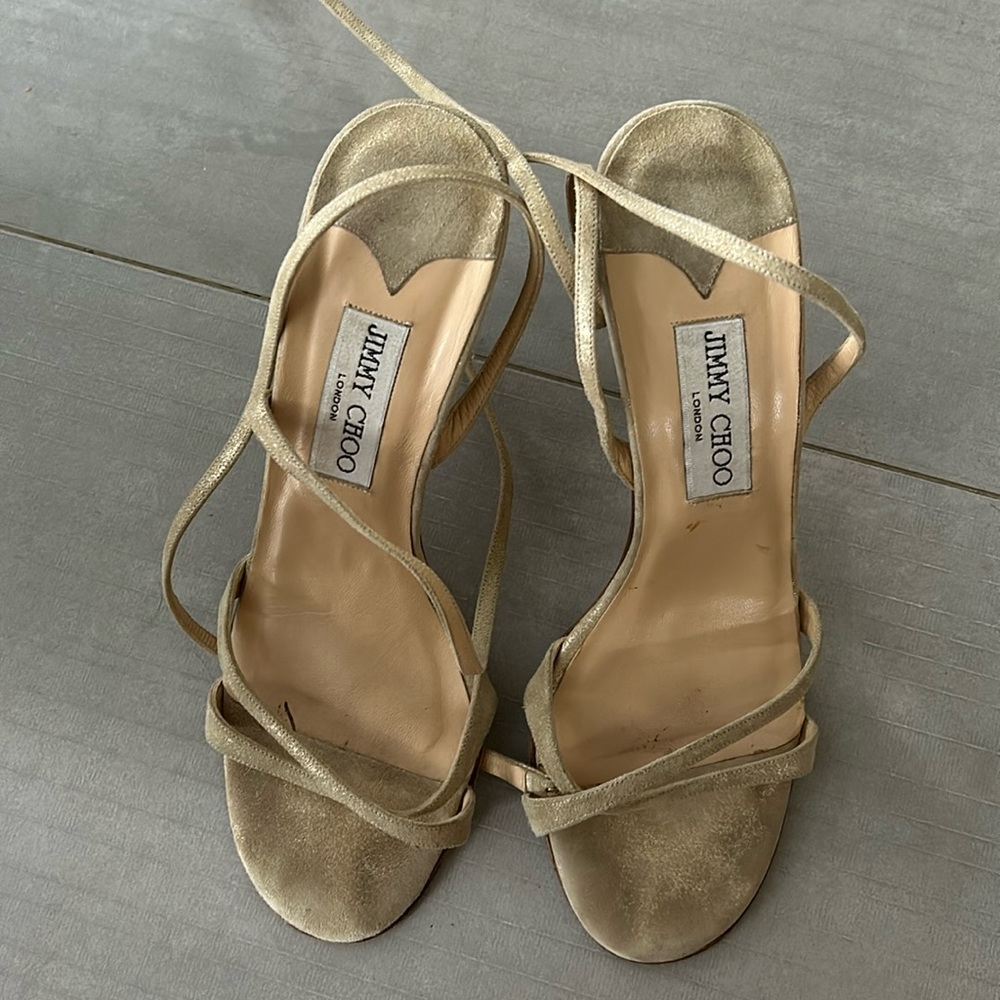 Jimmy Choo Sandals Gold size 39.5
